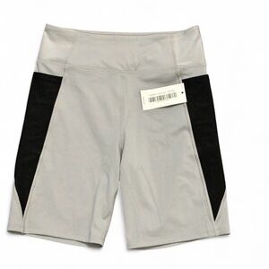 Walk Pop Women's Gray and Black Athletic Shorts. Size M
